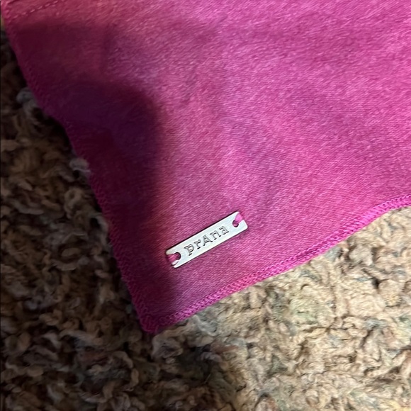 Purple/Pink Prana open front Wrap Hoodie - Picture 3 of 4